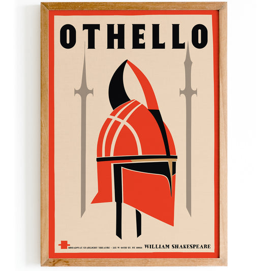 othello - Shakespeare Theater Poster