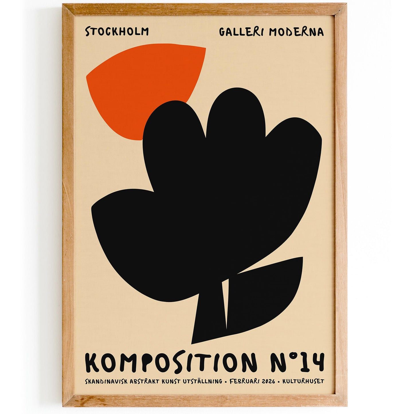Modern Art Exhibition Poster – Contemporary Wall Art Print
