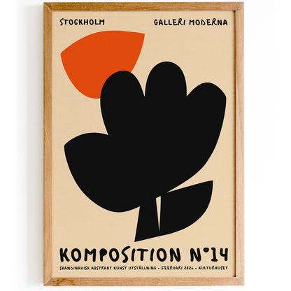 Modern Art Exhibition Poster – Contemporary Wall Art Print
