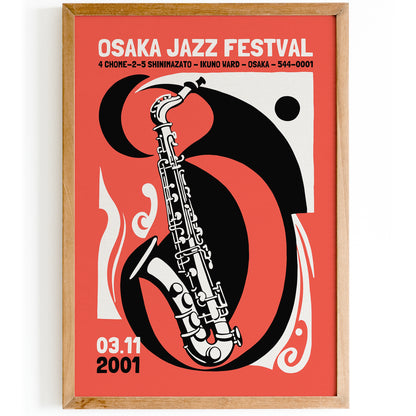 Osaka Jazz Festival 2001 Poster