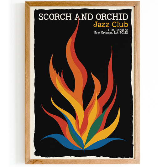 Scorch and Orchid Jazz Club New Orleans PPoster