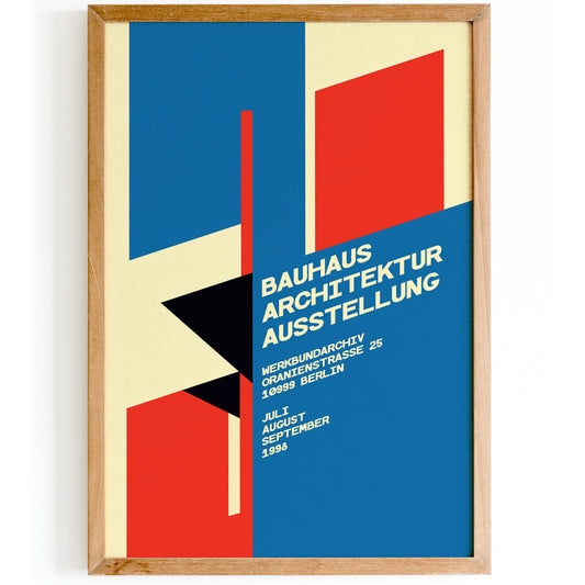Bauhaus Architektur Ausstellung Art Print