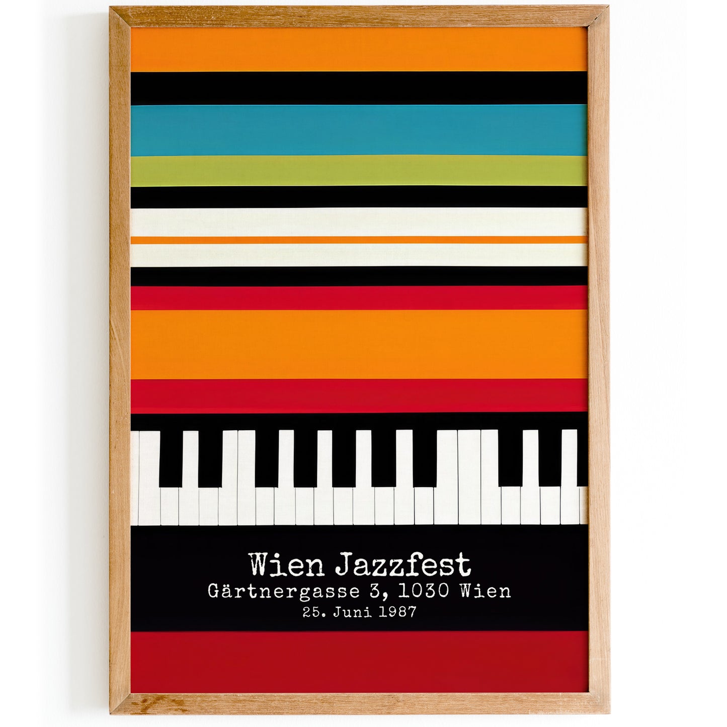 Wien Jazzfest Music Art Print