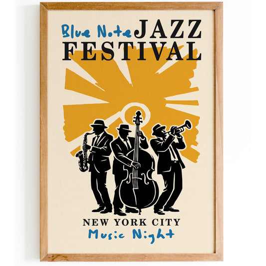 Blue Note Jazz Festival Poster