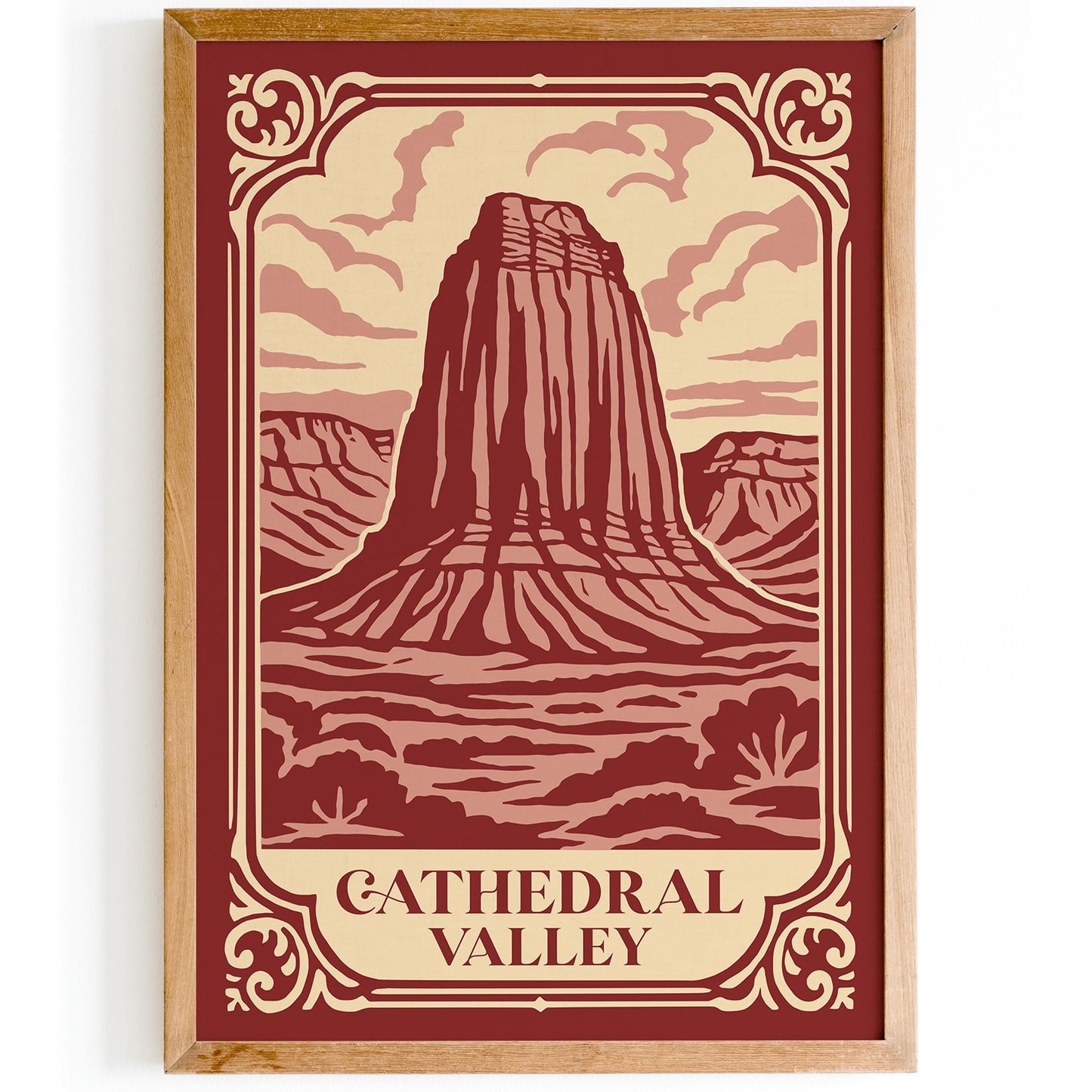 Cathedral Valley, Capitol Reef National Park, Utah Poster