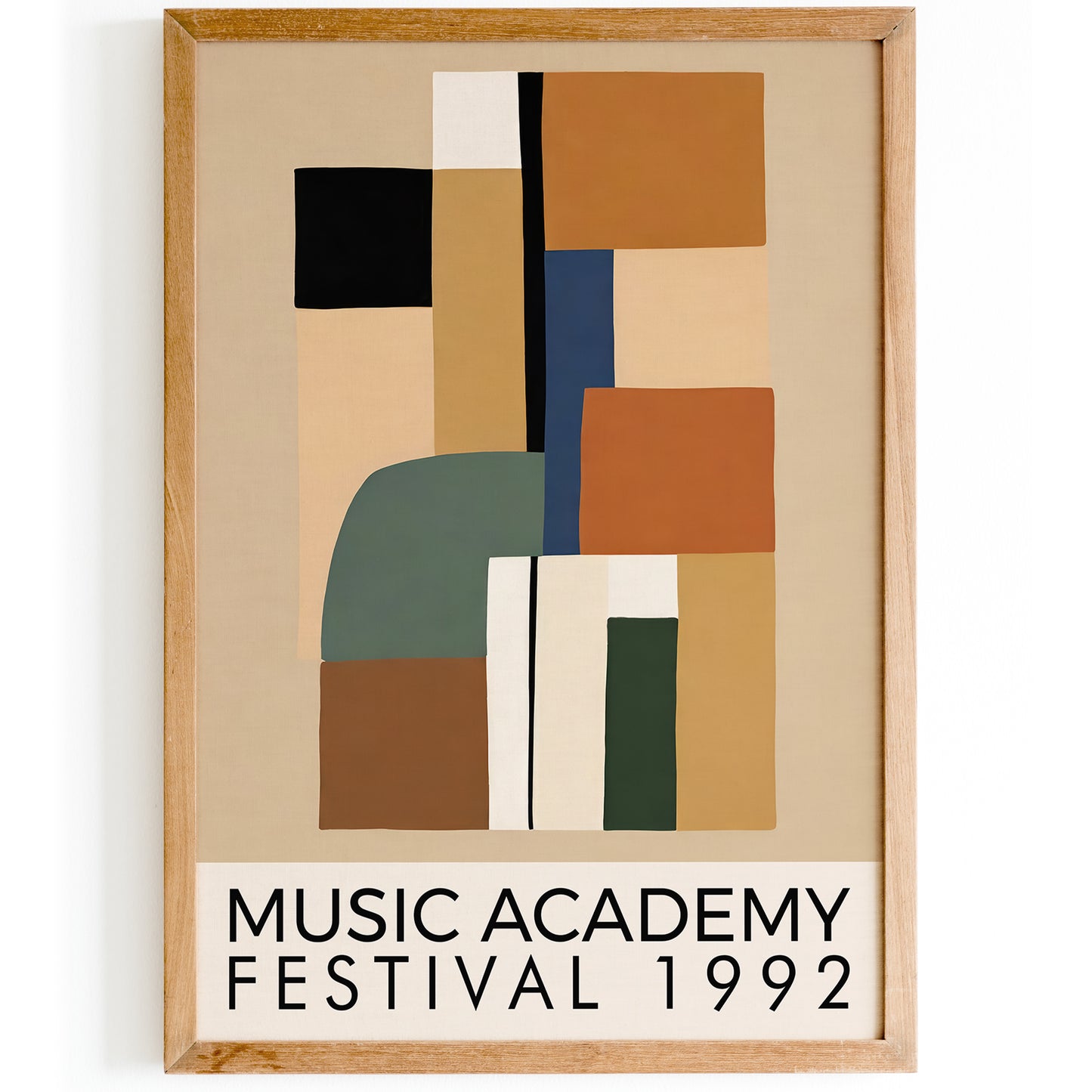 Music Academy NYC 1992 Poster