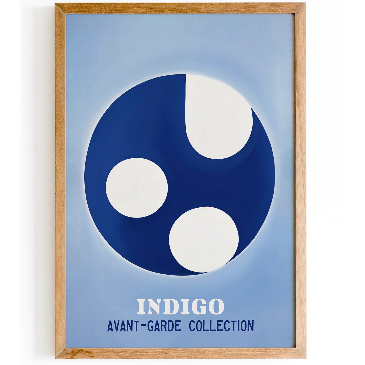 Avant-Garde Collection Indigo Blue Poster