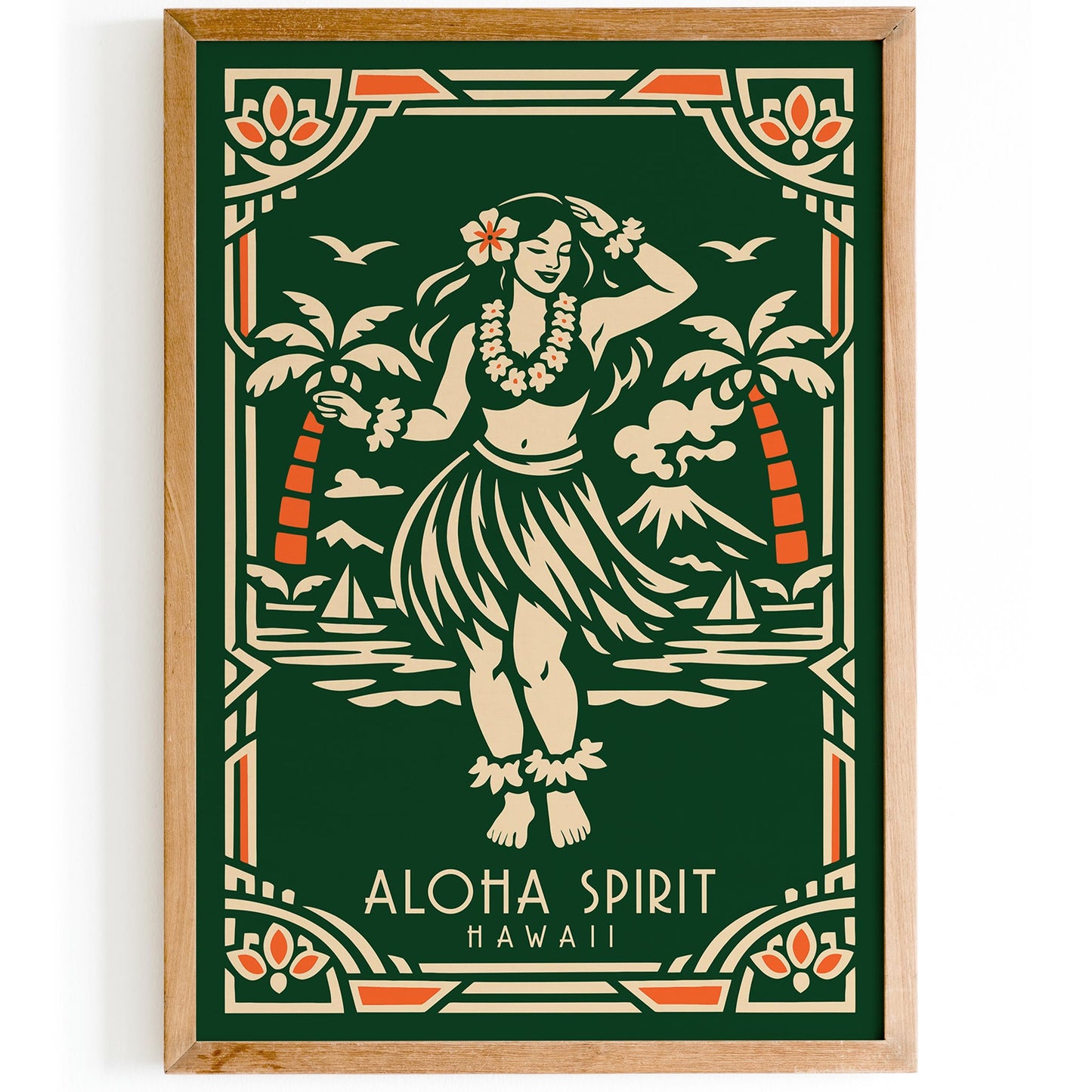 Aloha Spirit Hawaii Hula Dancer Poster