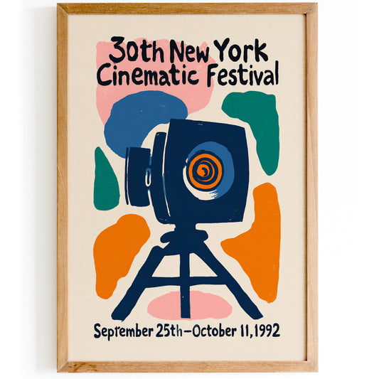 Cinematic Festival Poster Print
