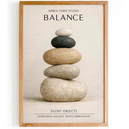 Balance Nordic Design Poster