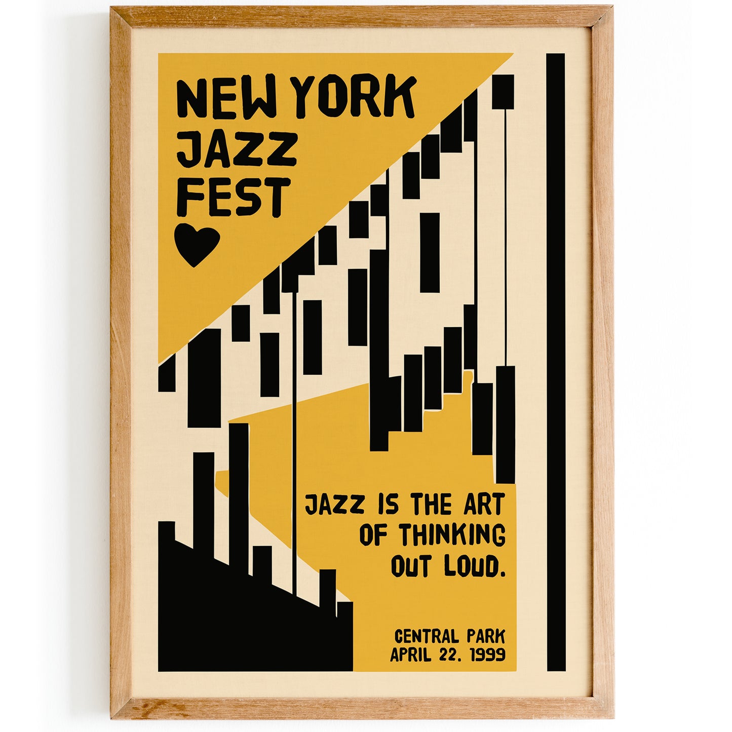 NYC Jazz Fest Retro Poster