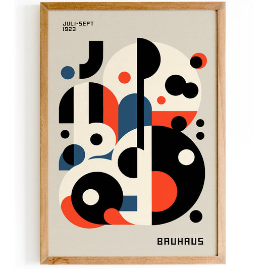 Bauhaus 1923 Modern Poster