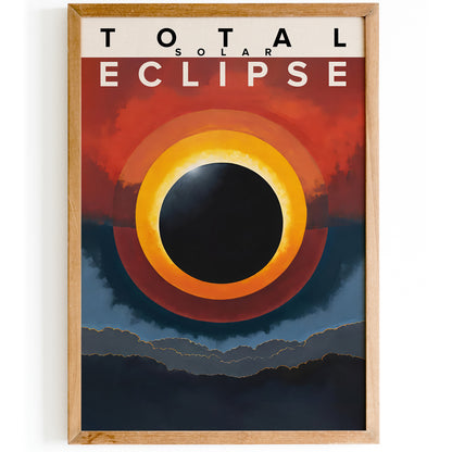 Total Solar Eclipse Wall Art 2025