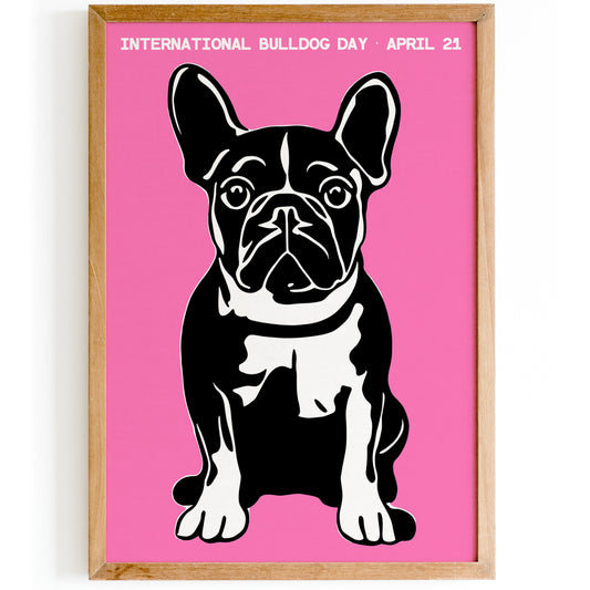 International Bulldog Day Poster