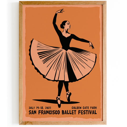 San Francisco Ballet Festival Wall Art Print