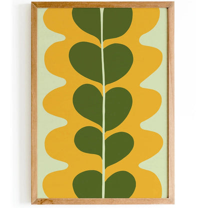 Lime Cream Abstract Wall Art 2025