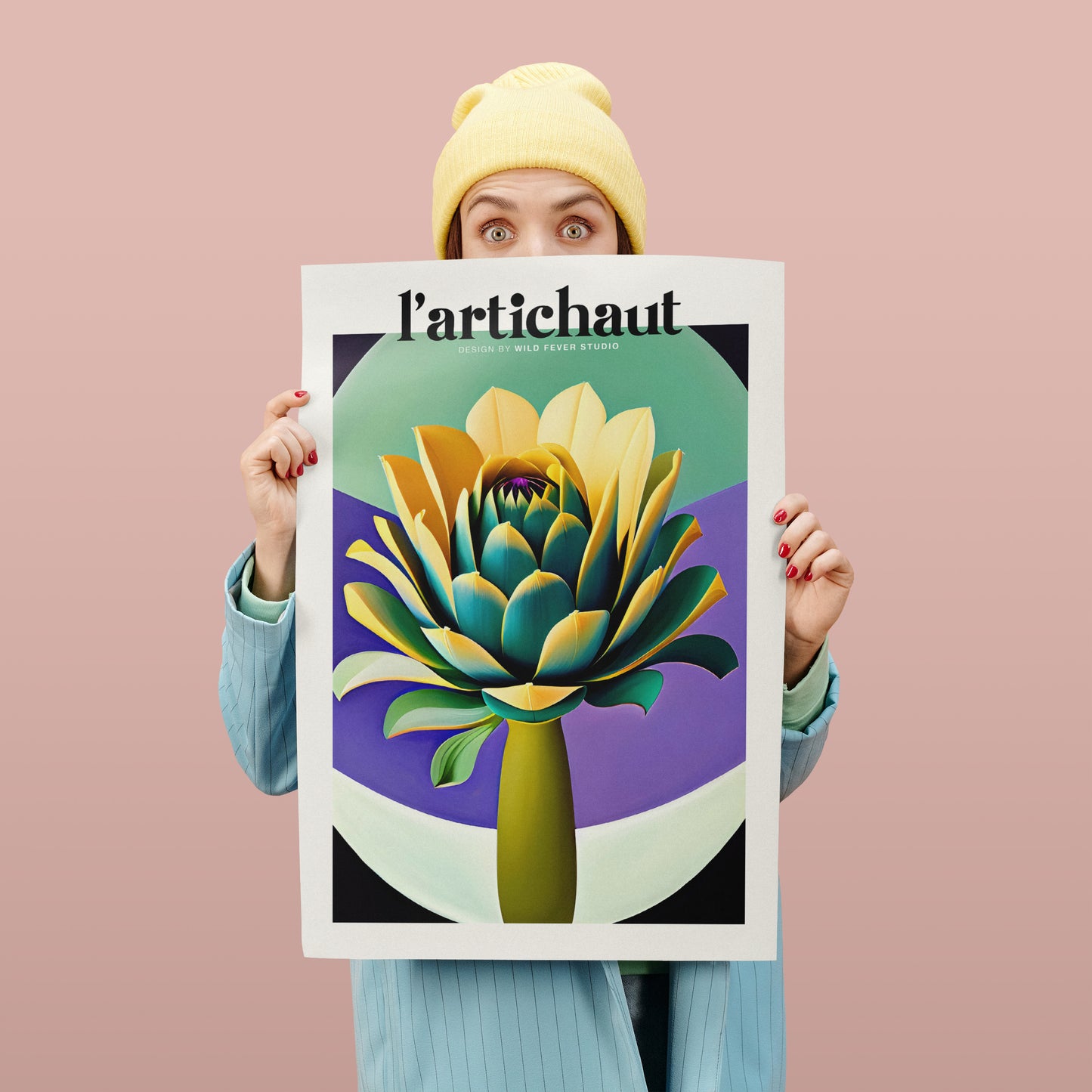 Artichoke Pop Art Kitchen Wall Art