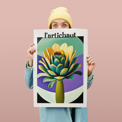Artichoke Pop Art Kitchen Wall Art