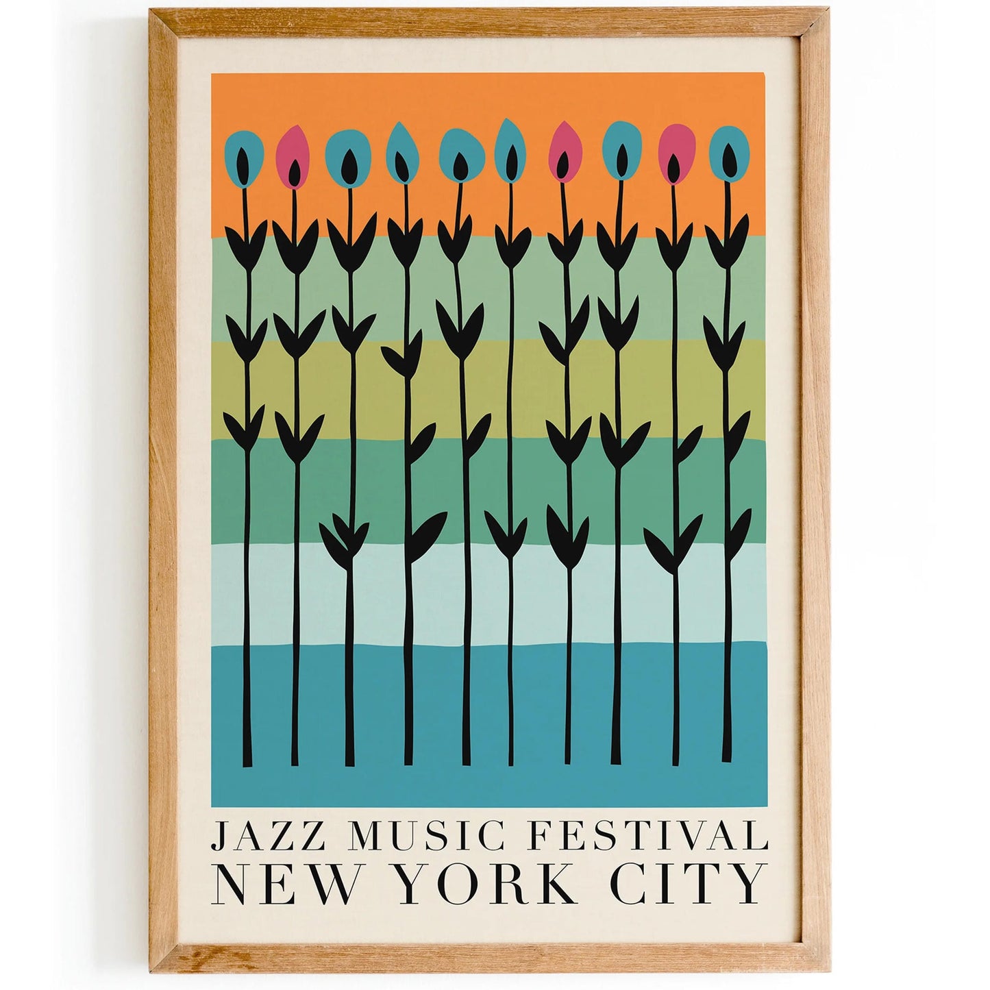 Jazz Music Festival New York City Poster
