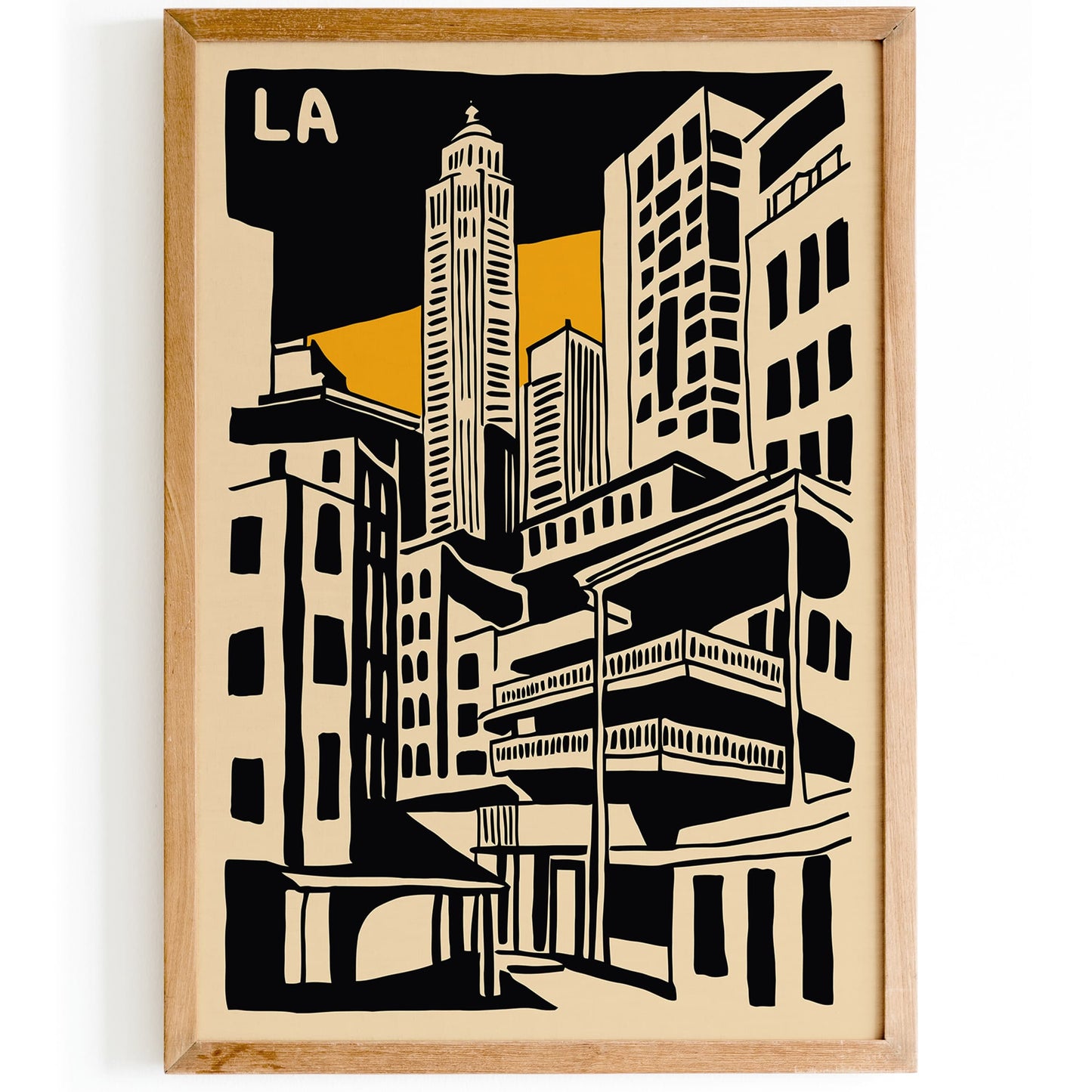 Los Angeles Modern Architecture Poster