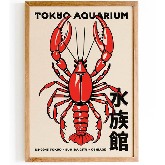 Tokyo Lobster Poster Print