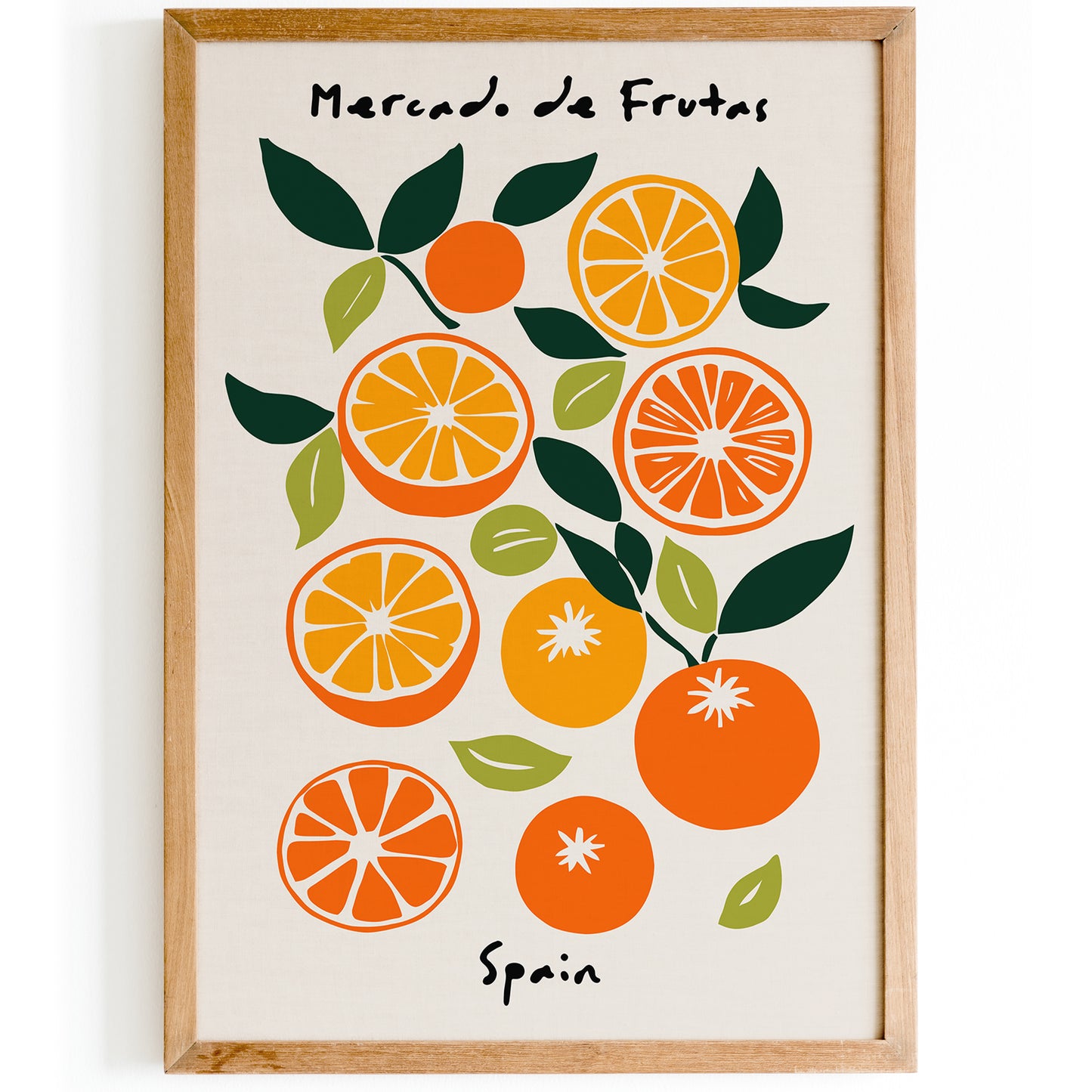 Mercado de Frutas Spain Poster
