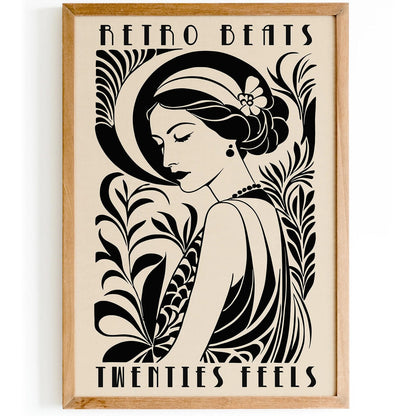 Retro Beats Twenties Feels Poster