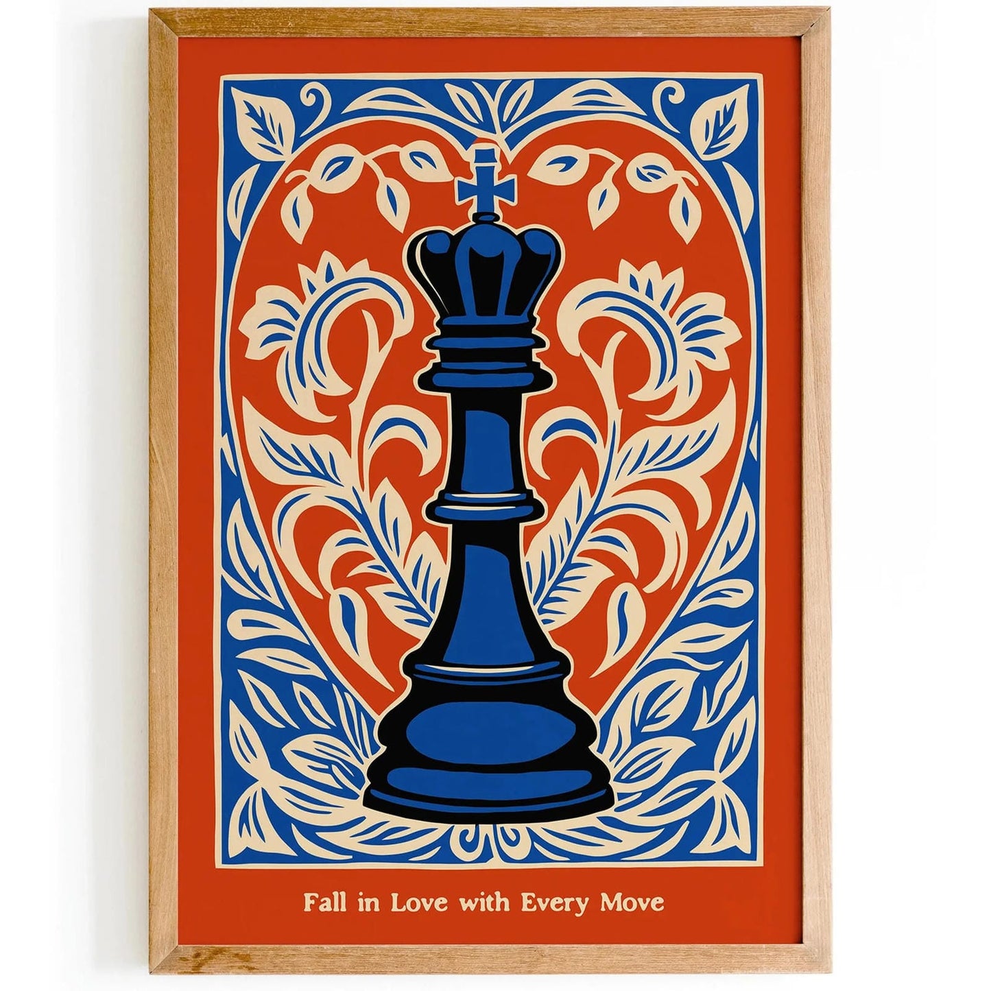 Minimalist Strategy Print – Gift for Chess Lovers