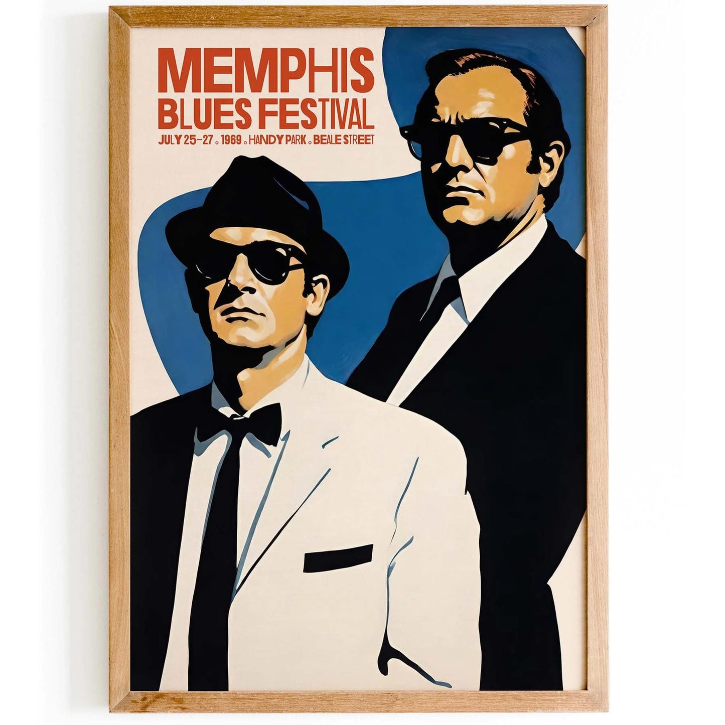 Memphis Blues Festival 1969 Print