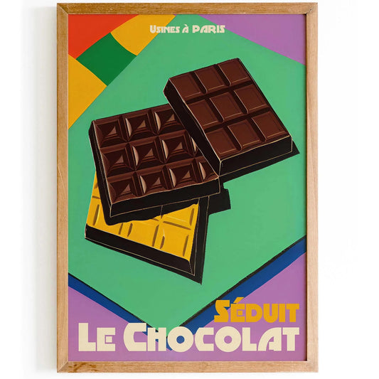 Le Chocolat Paris Poster Print