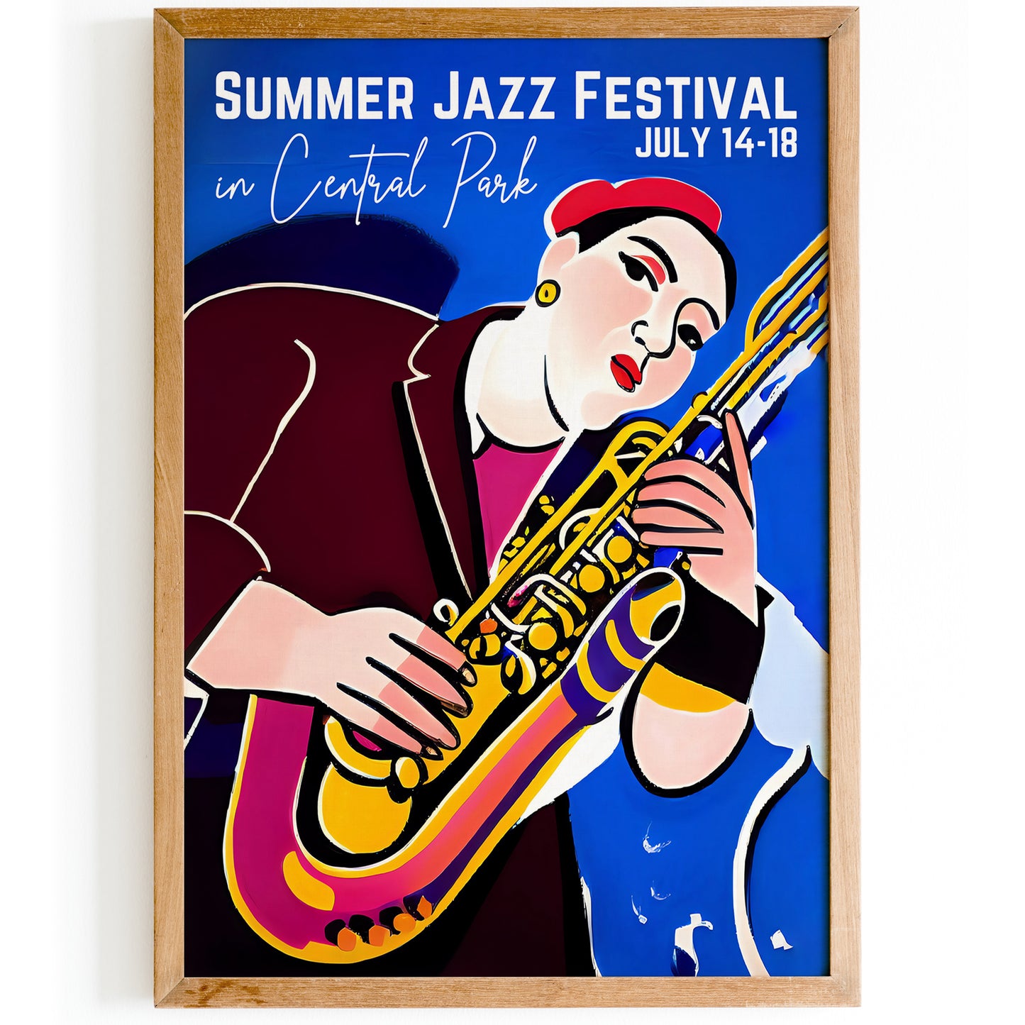 Central Park Jazz Festival Poster