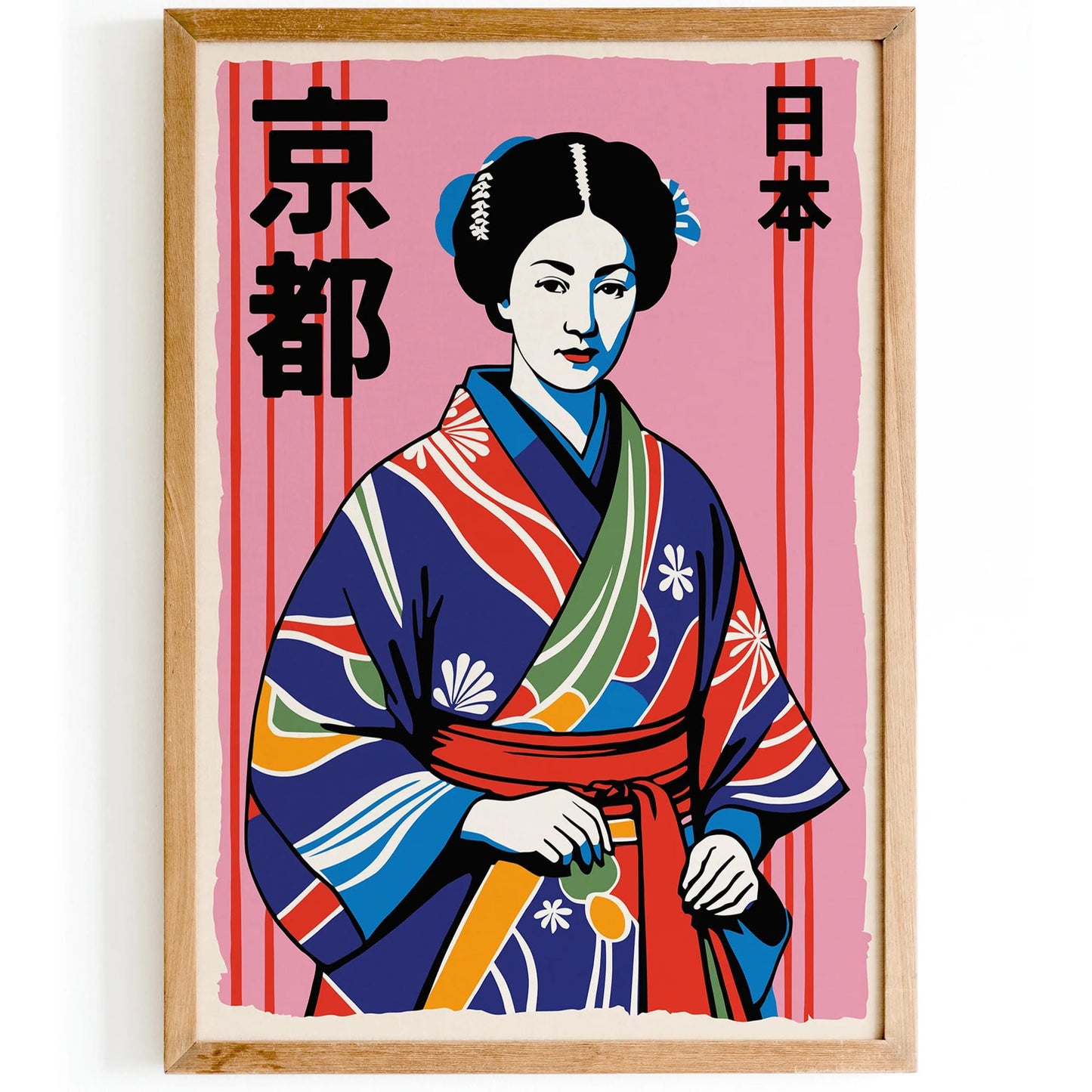 Traditional Japanese Woman Poster