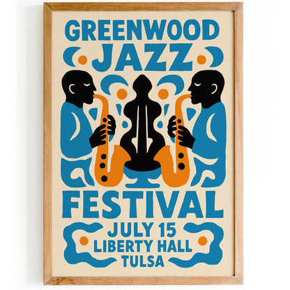 Greenwood Jazz Festival Poster