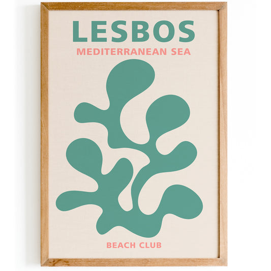 Lesbos Beach Club Poster