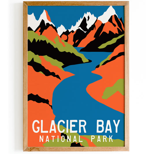 Glacier Bay Travel Poster