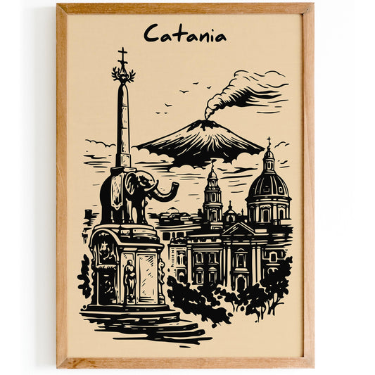 Catania Sicily Wall Art Print