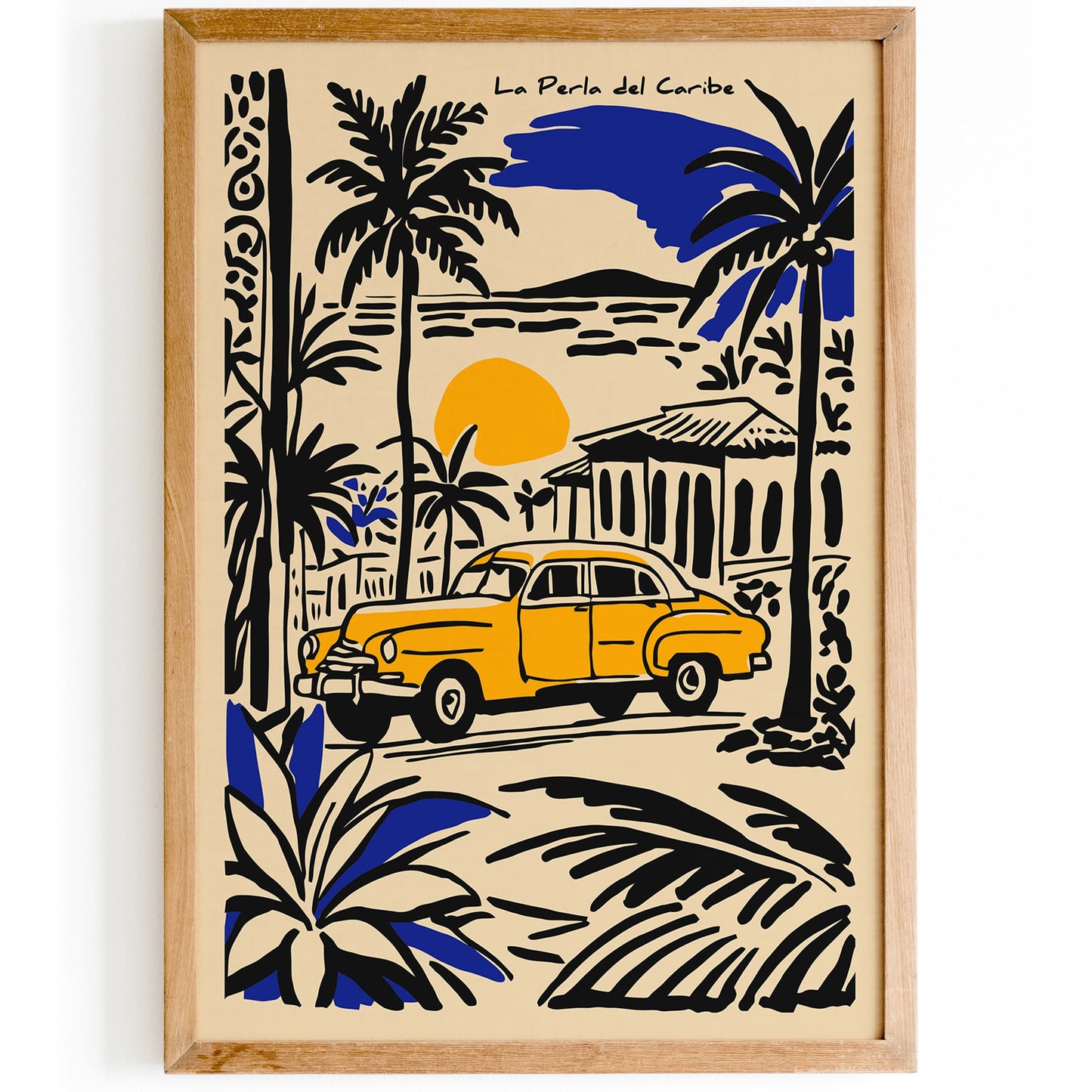 La Perla del Caribe Poster - Caribbean Travel Print