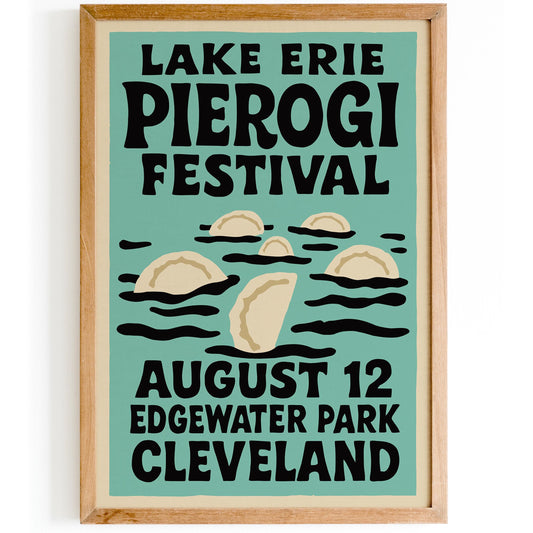 Pierogi Festival Vintage Poster