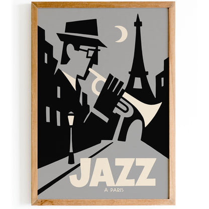 Jazz Paris Music Festival Art Poster