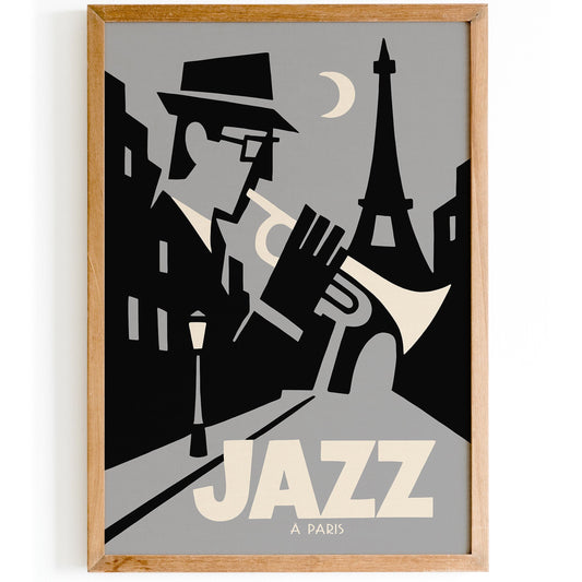 Jazz Paris Music Festival Art Poster