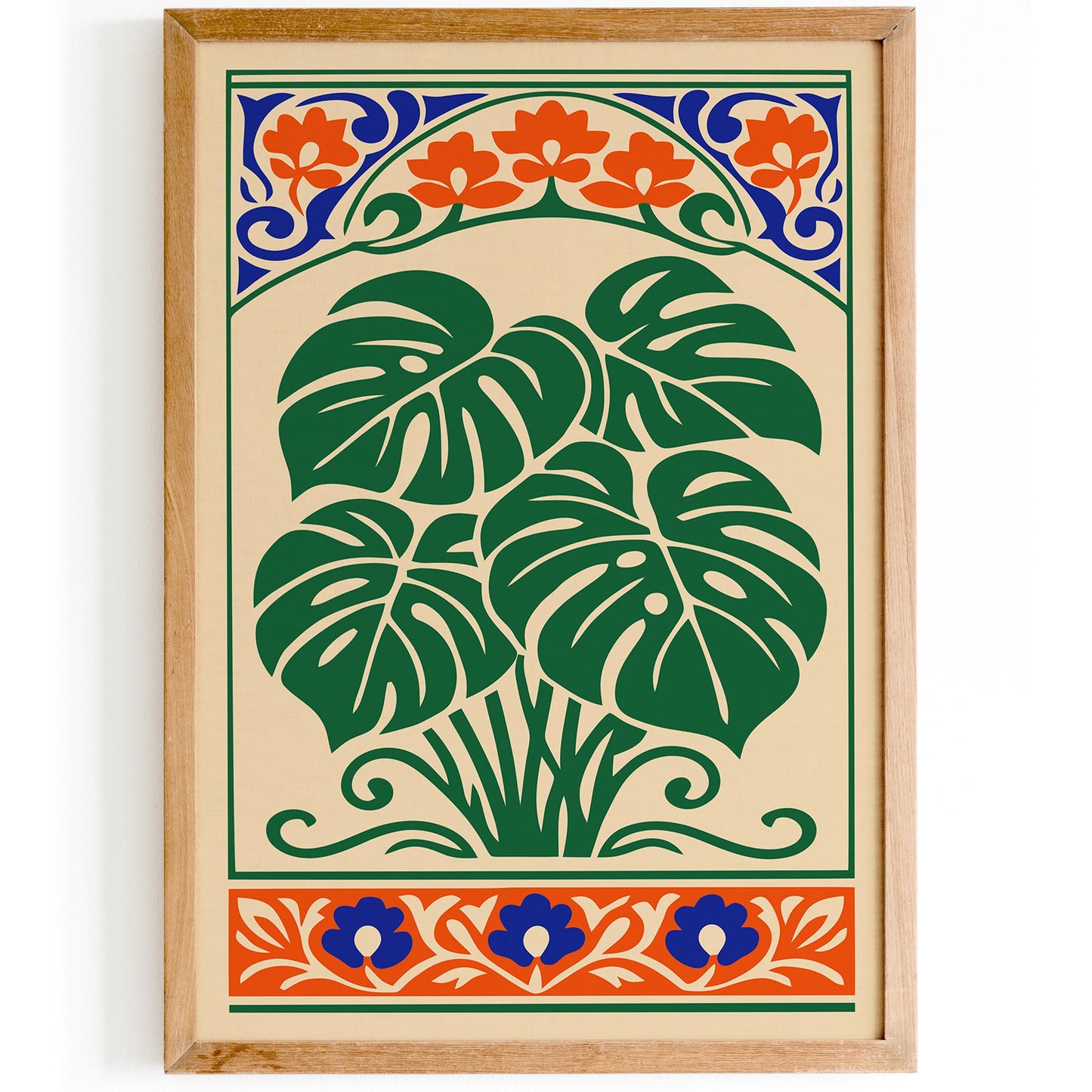 Monstera Plant Wall Art Print