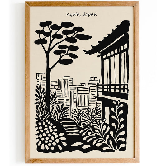Kyoto Japan Travel Poster