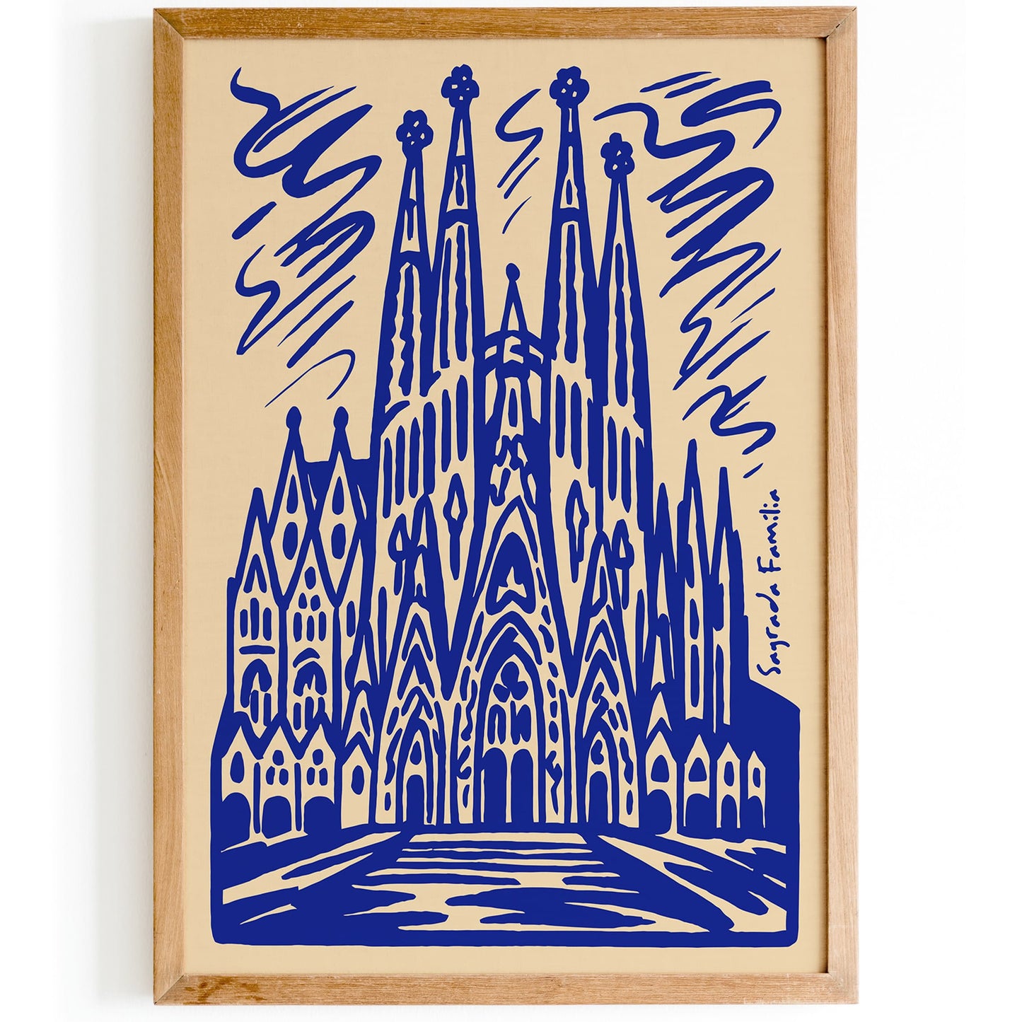 Sagrada Família Spain Architecture Poster