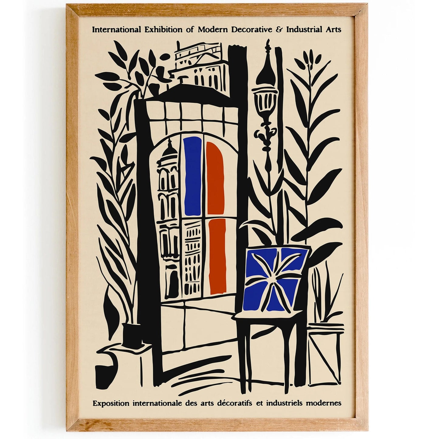 Arts Décoratifs Paris Modern Exhibition Poster