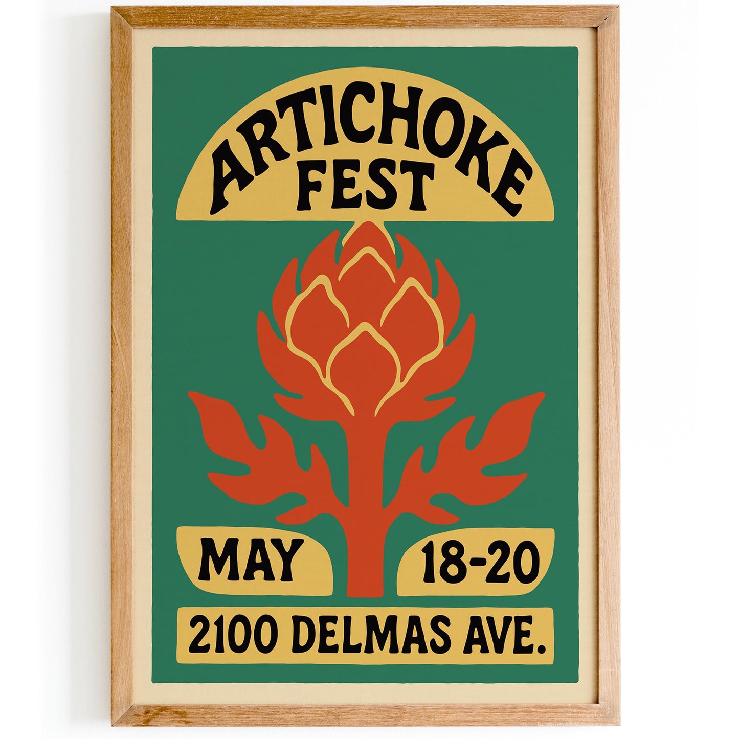 Artichoke Fest Wall Art Print