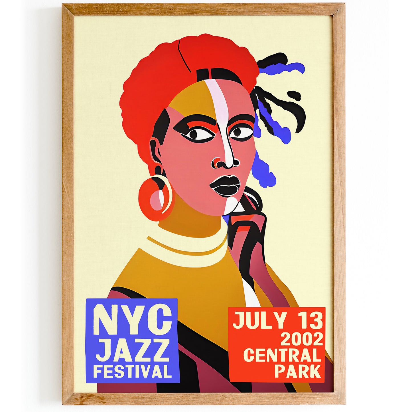 NYC Jazz Festival 2002 Retro Poster