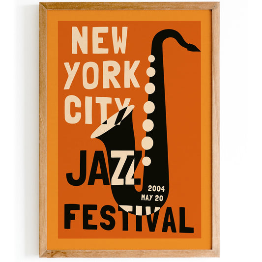 New York Jazz Festival Print