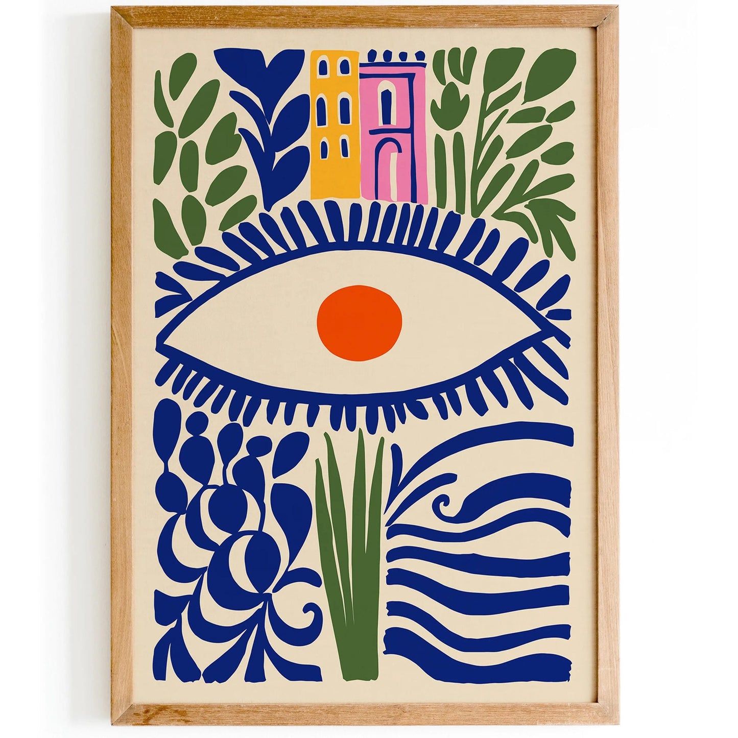 Abstract Modern Eye Poster