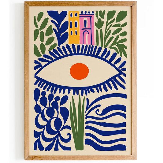 Abstract Modern Eye Poster