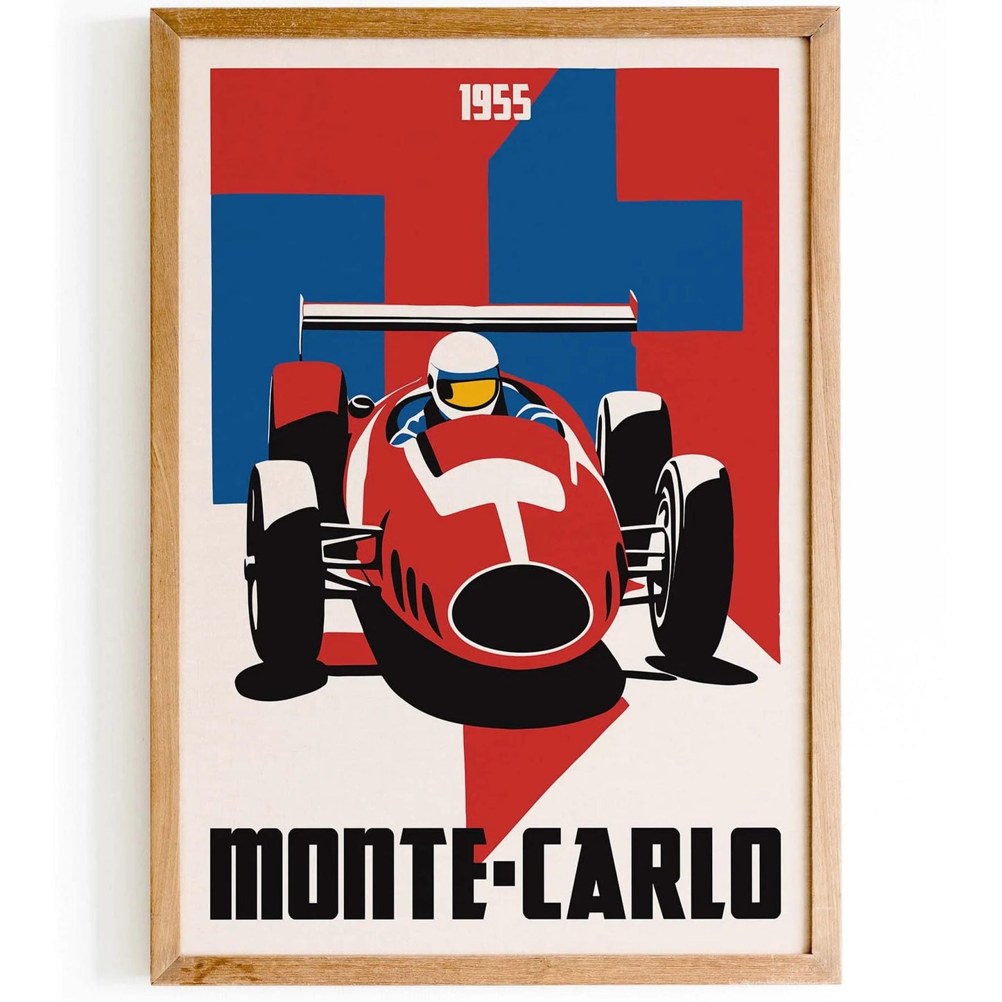 Monte Carlo Grand Prix 1955 Print